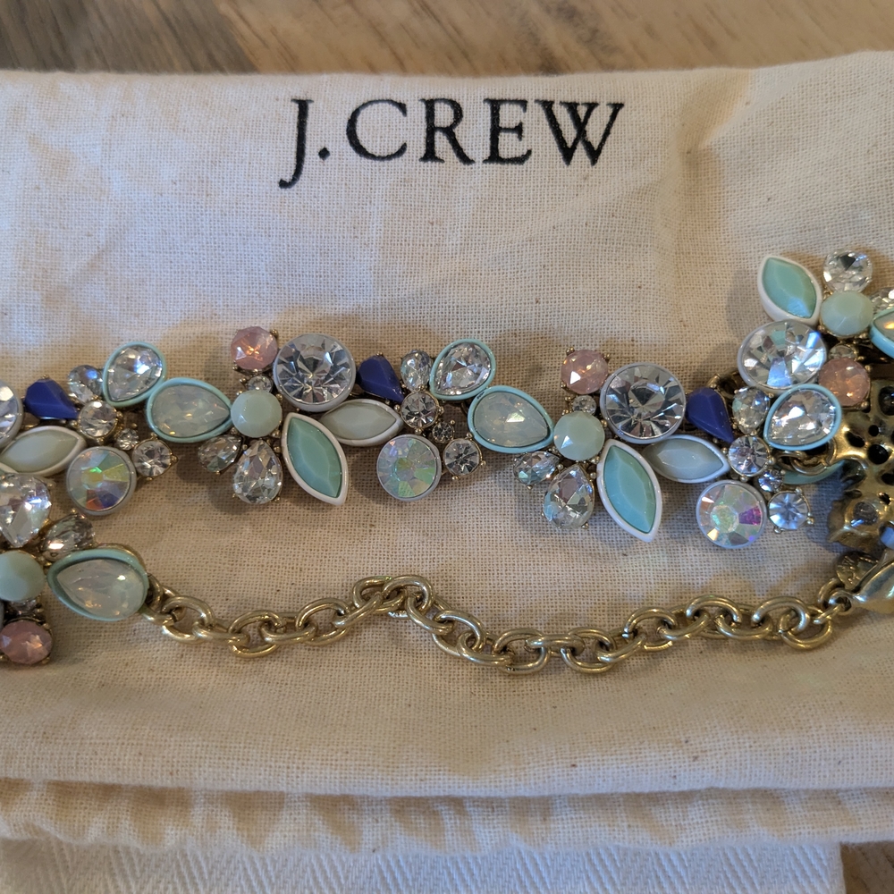 J. Crew Blue and Purple Necklace Collection